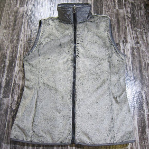 NWT Women's Reversible Quilt/Microboa Vest - Picture 3 of 8